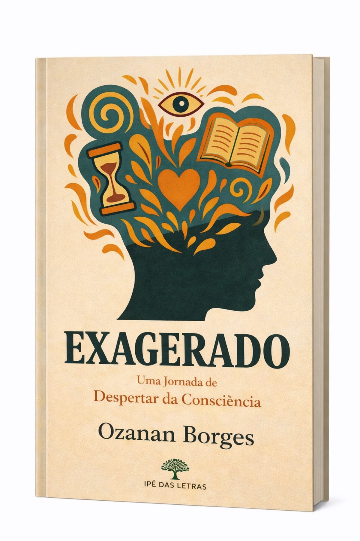 Capa do livro Exagerado — Uma Jornada de Despertar da Consciência