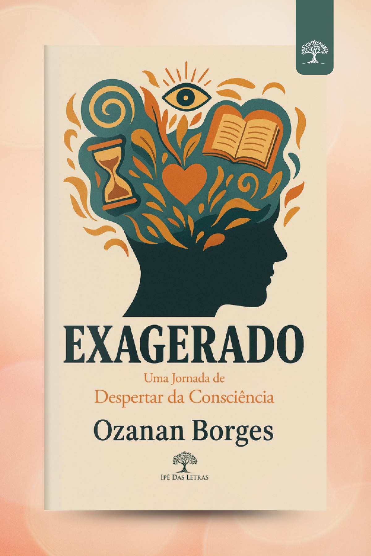 Capa do livro Exagerado — Uma Jornada de Despertar da Consciência, de Ozanan Borges